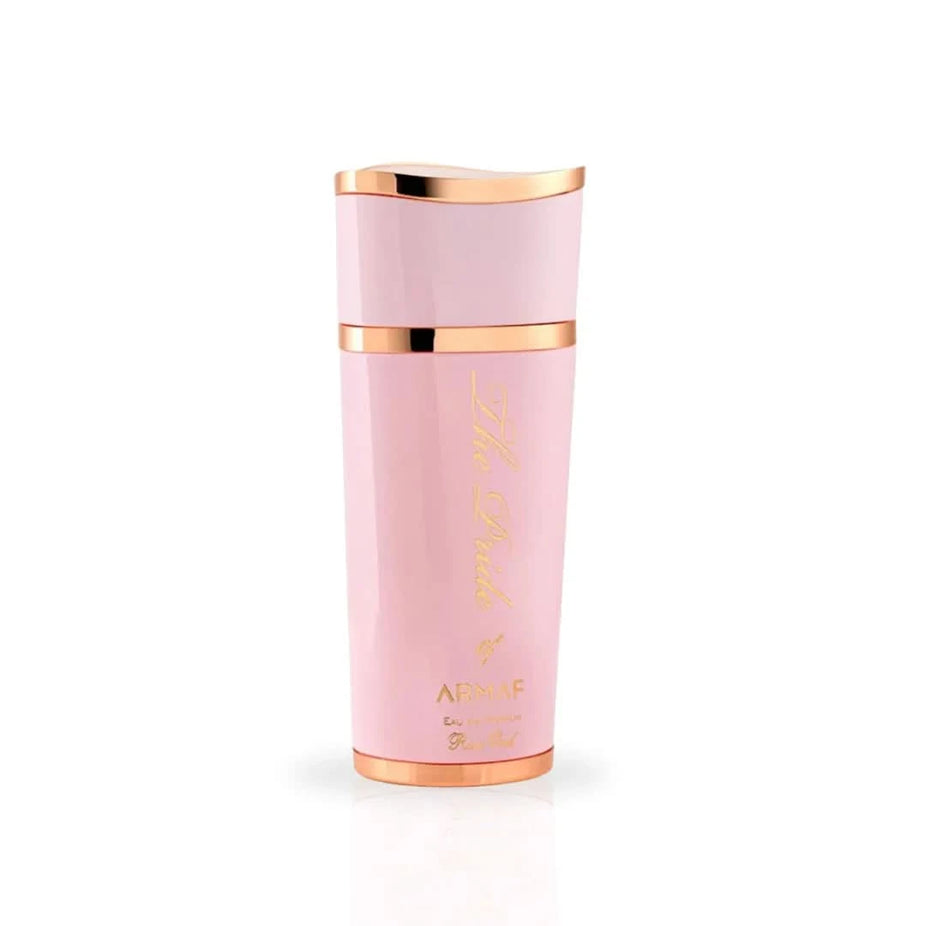 Armaf Pride of Armaf Rose Oud Femme Eau De Parfum spray, 100ML, featuring a floral and oud fragrance in a sleek bottle.