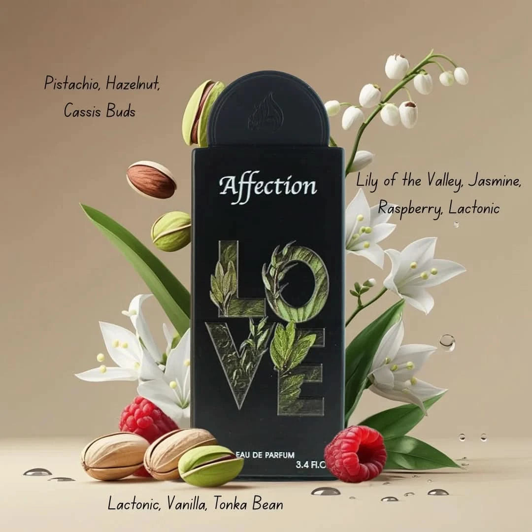 Bundle of Intense Oud Affection and Sensuous Night Eau de Parfum sprays, 100ml each, featuring elegant perfume bottles.