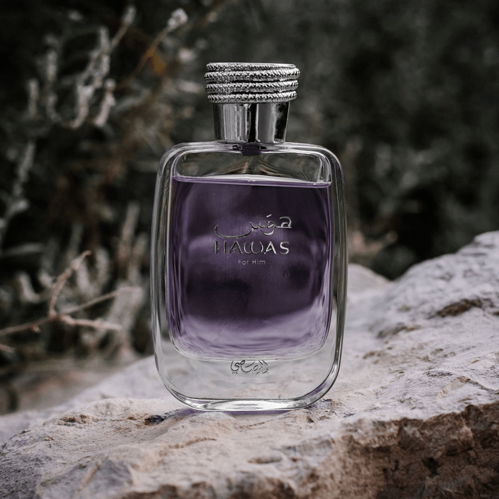 Rasasi Hawas for Men Eau de Parfum Spray 100ml in black packaging