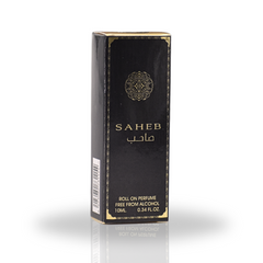 Saheb Roll-On Perfume Oil - CPO 10ML (0.34OZ) by Ard Al Zaafaran | Long Lasting, Miniature Perfume Oil For Men & Women. (Pack Of 12) - Intense Oud