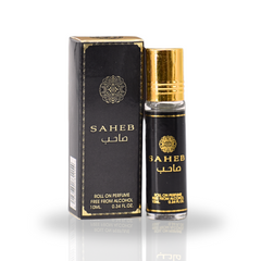 Saheb Roll-On Perfume Oil - CPO 10ML (0.34OZ) by Ard Al Zaafaran | Long Lasting, Miniature Perfume Oil For Men & Women. (Pack Of 6) - Intense Oud