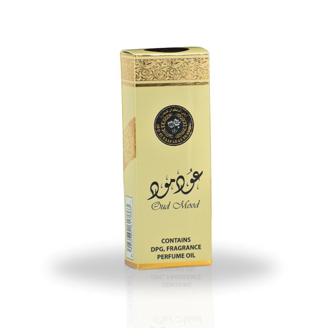 Oud Mood Roll-On Perfume Oil - CPO 10ML (0.34OZ) by Ard Al Zaafaran | Long Lasting, Miniature Perfume Oil For Men & Women. (Pack Of 12) - Intense Oud