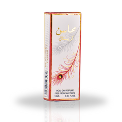 Mahasin Crystal Roll-On Perfume Oil - CPO 10ML (0.34OZ) By Ard Al Zaafaran | Long Lasting, Miniature Perfume Oil For Men & Women. (Pack Of 12) - Intense Oud