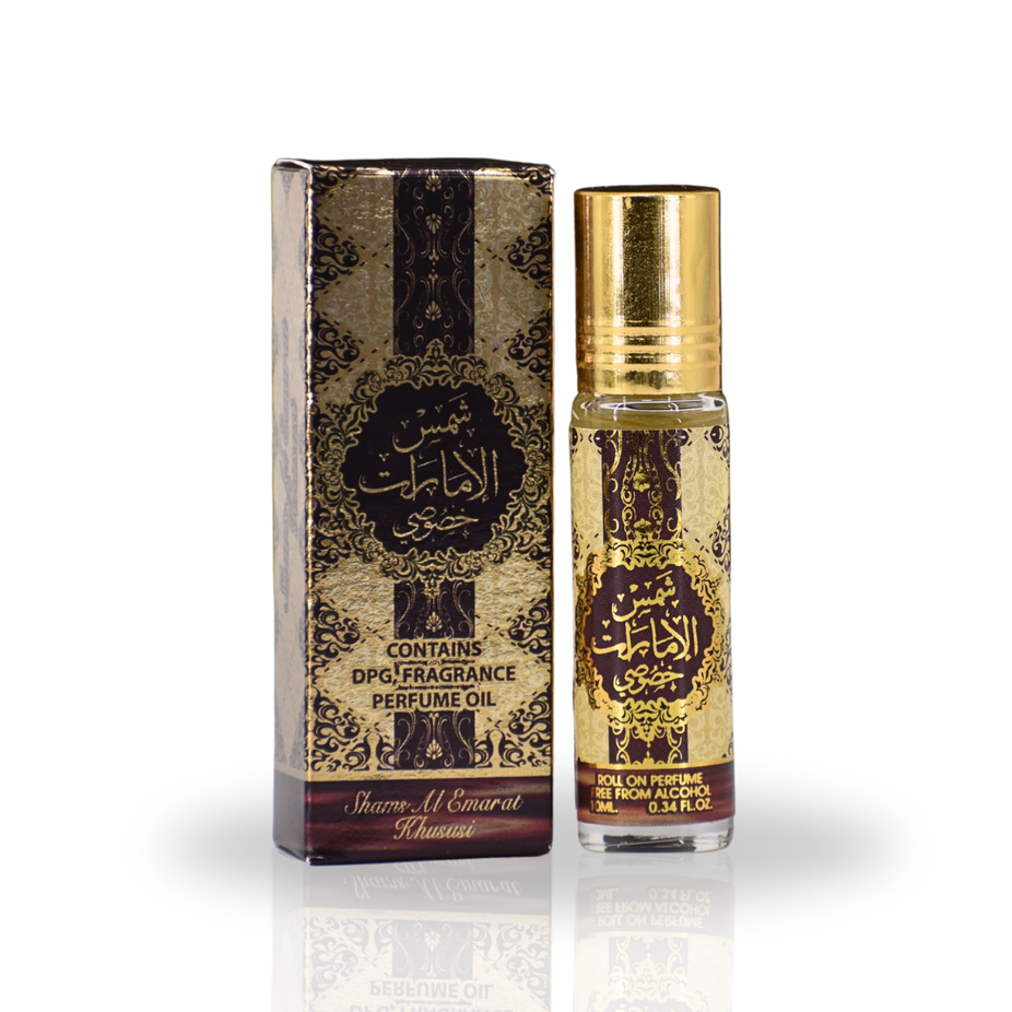Set of 12 Ard Al Zaafaran Khususi Roll-On Perfume Oils, 10ML each, long-lasting concentrated perfume oil for men and women.