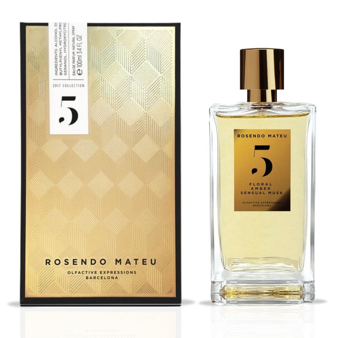 Rosendo Mateu 5 Eau de Parfum Spray 100ml bottle and box by Rosendo Mateu