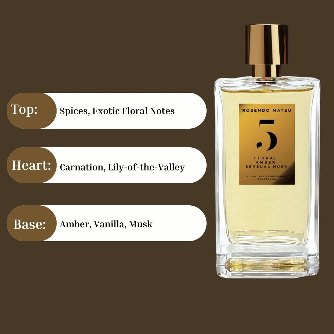 Rosendo Mateu 5 Eau de Parfum Spray 100ml bottle perfume product image