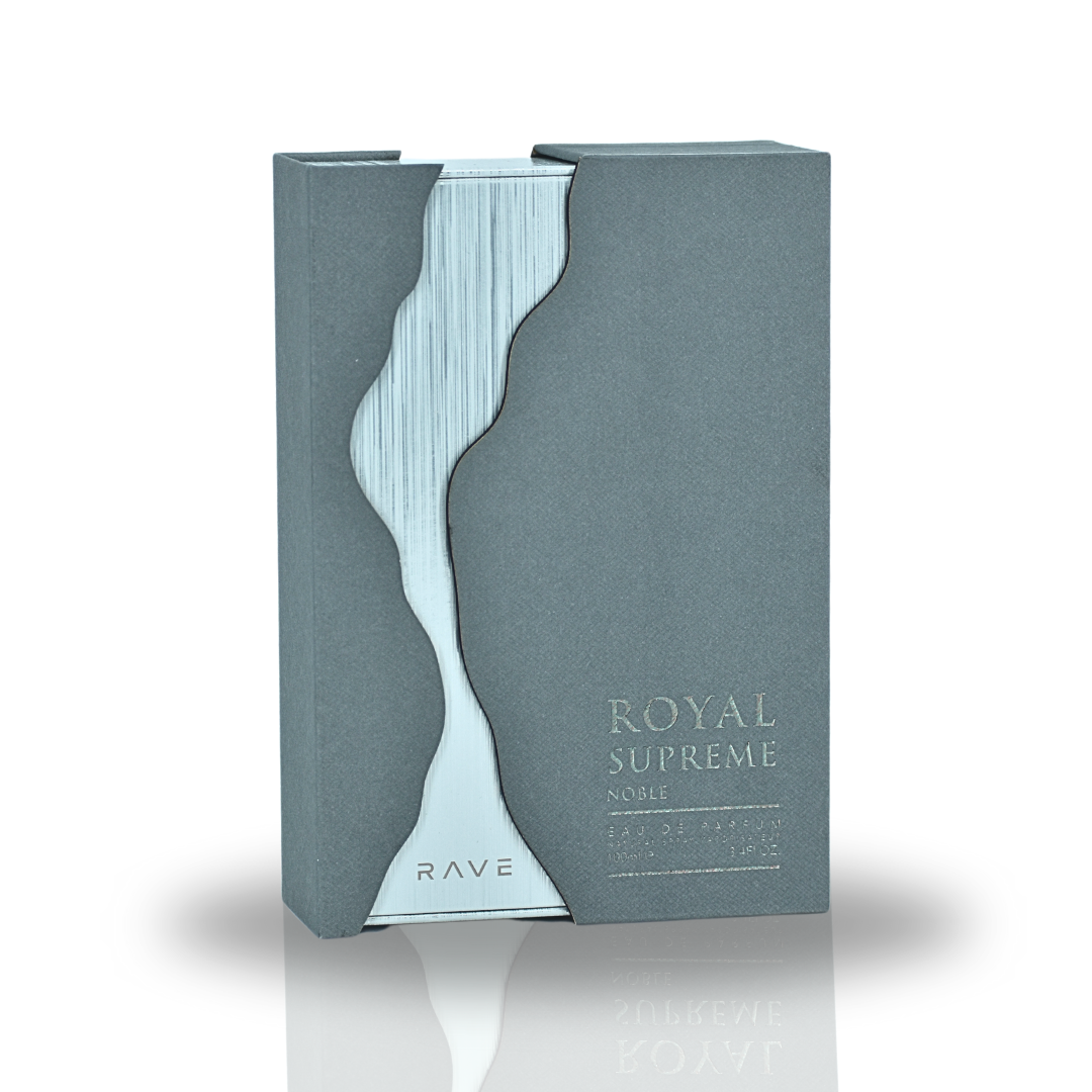 Royal Supreme Noble EDP Spray 100ML (3.4 OZ) by RAVE, Long Lasting Cologne, Perfume For Men & Women - Intense Oud