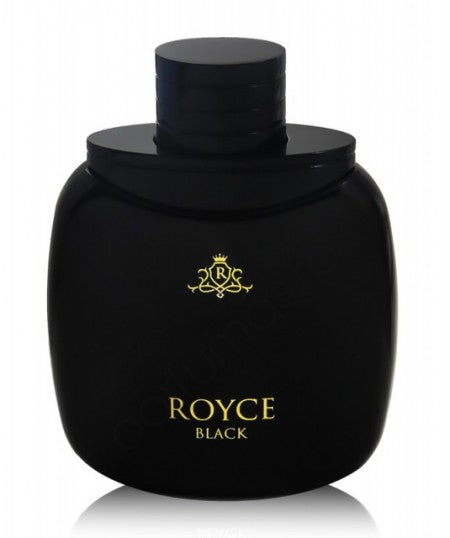 black perfume bottle