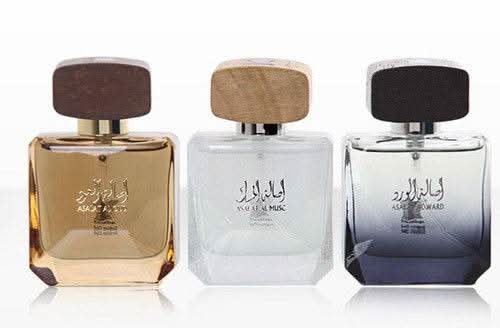Arabian Oud Asala Collection perfume gift set with multiple bottles and elegant packaging, showcasing luxurious Arabian Oud fragrances.