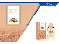 Royal Sandal wood (with Velvet Pouch) for Women EDT - 100 ML (3.4 oz) by Royal - Intense oud