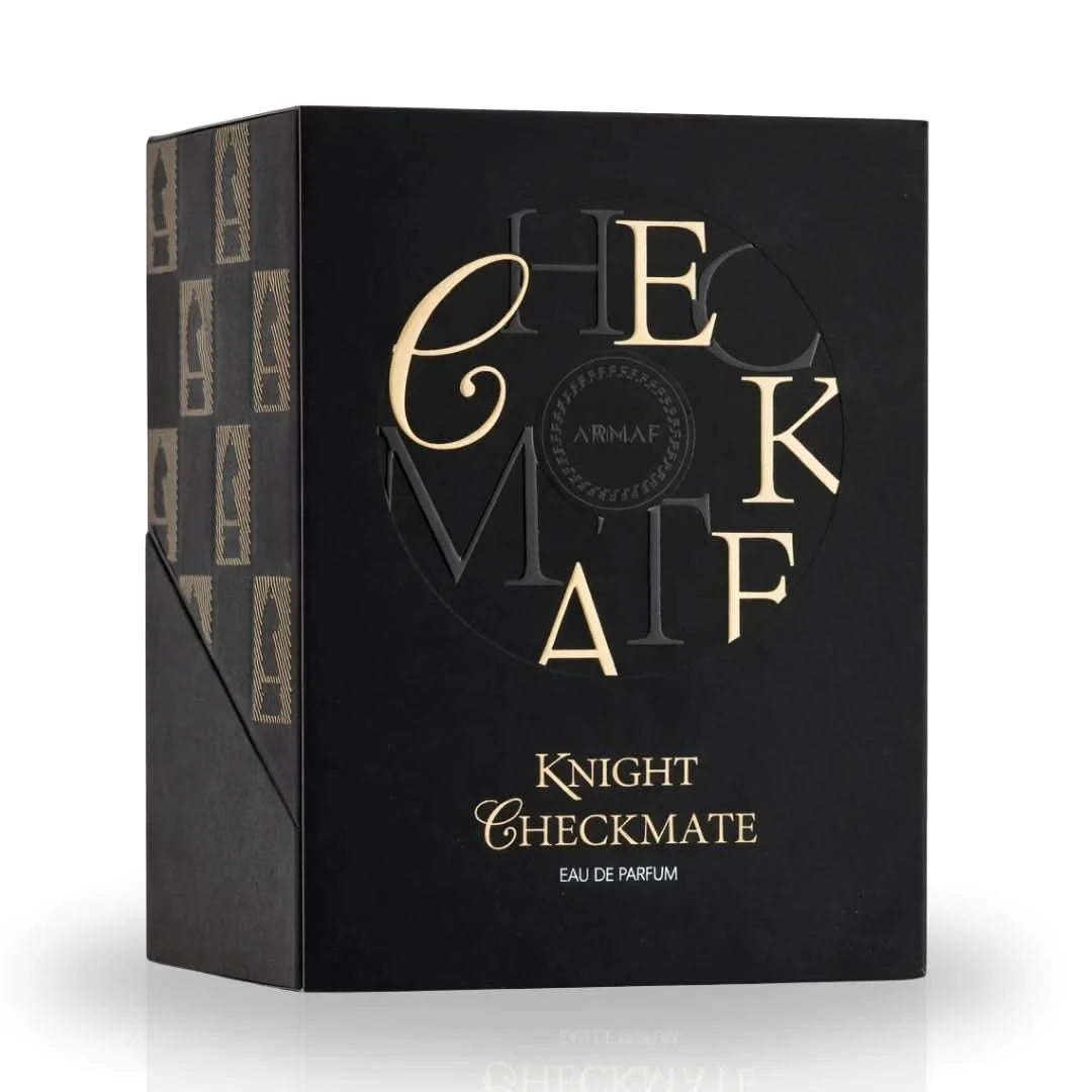 Checkmate Black Knight Eau De Parfum Spray 100ml (3.4 oz) By Armaf Checkmate Black Knight Eau De Parfum Spray 100ml (3.4 oz) By Armaf