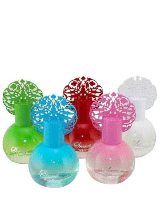 Arabian Oud Secret Collection perfume gift set with elegant bottles and decorative packaging, featuring luxurious fragrance options.