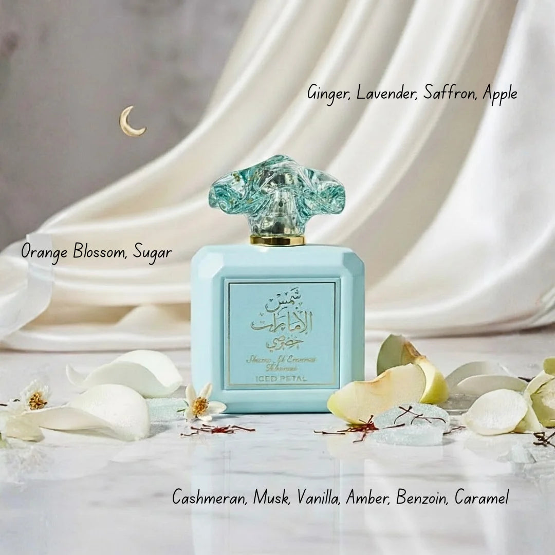 Shams Al Emarat Khususi Iced Petal Eau de Parfum Spray 100ml (3.4 oz) by Ard Al Zaafaran - Intense Oud
