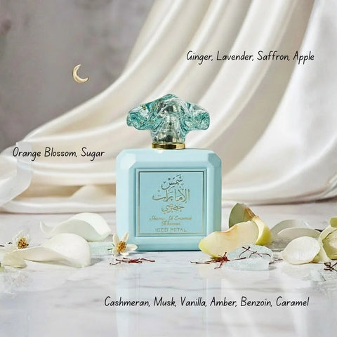 Shams Al Emarat Khususi Iced Petal Eau de Parfum Spray 100ml (3.4 oz) by Ard Al Zaafaran - Intense Oud