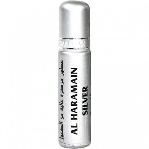 Al Haramain Silver Perfume Oil-10ml by Haramain | (WITH VELVET POUCH) - Intense oud