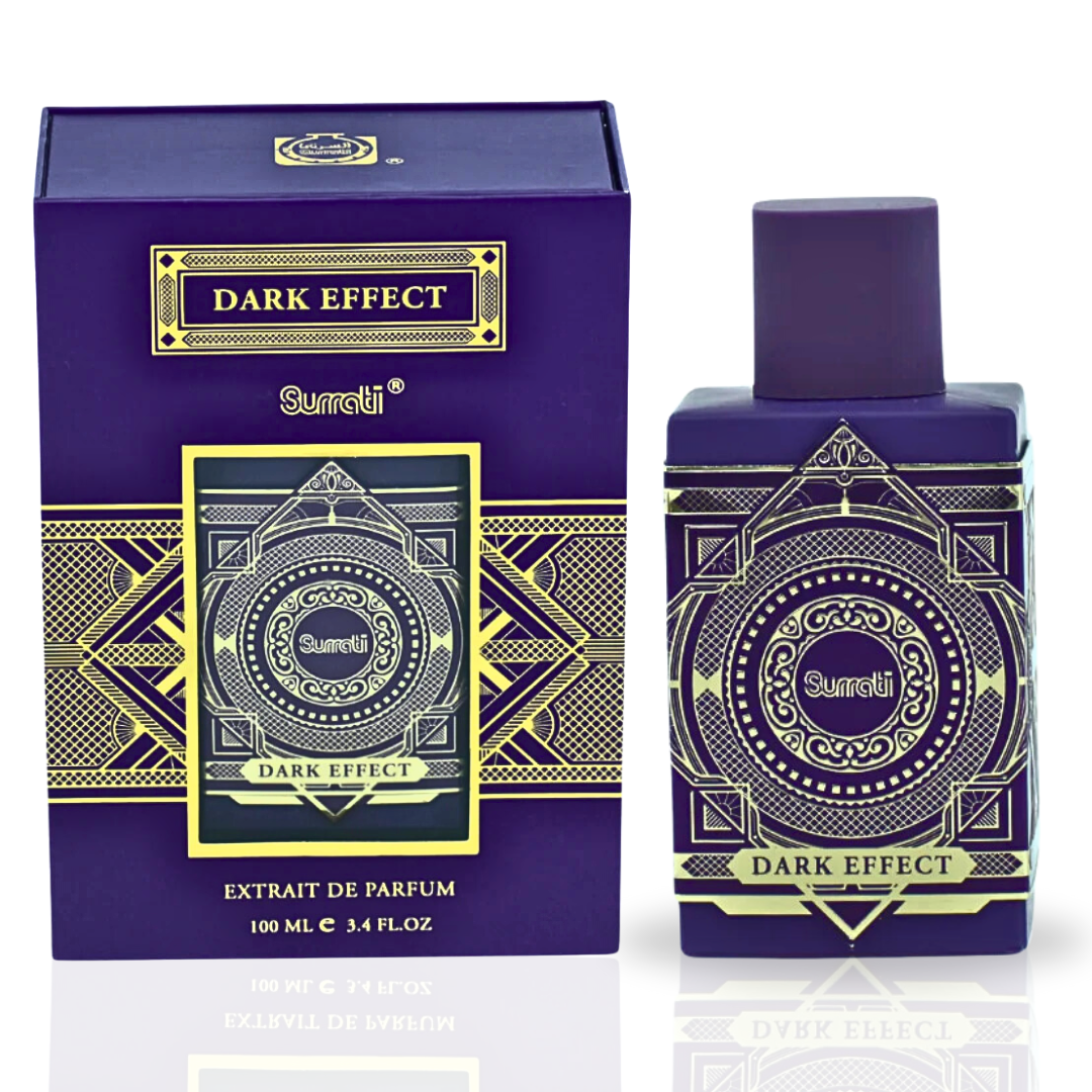 Dark Effect & Oud For Grateness - EDP Sprays 100ML (3.4 OZ) By SURRATI, Exotic Fragrances for Men & Women. (Value Pack) - Intense Oud