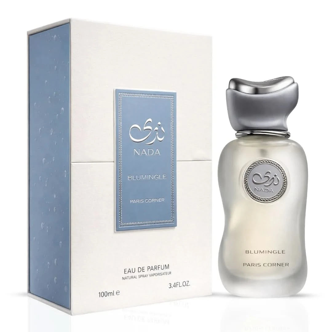 Bundle of three 100ml Paris Corner Nada Blumingle, Wink, and Whimsical Eau de Parfum sprays displayed together.