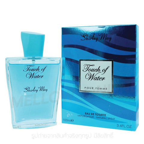 Touch of Water for Women EDT - 100 mL (3.4 oz) by Shirley May (IN VELVET POUCH) - Intense oud