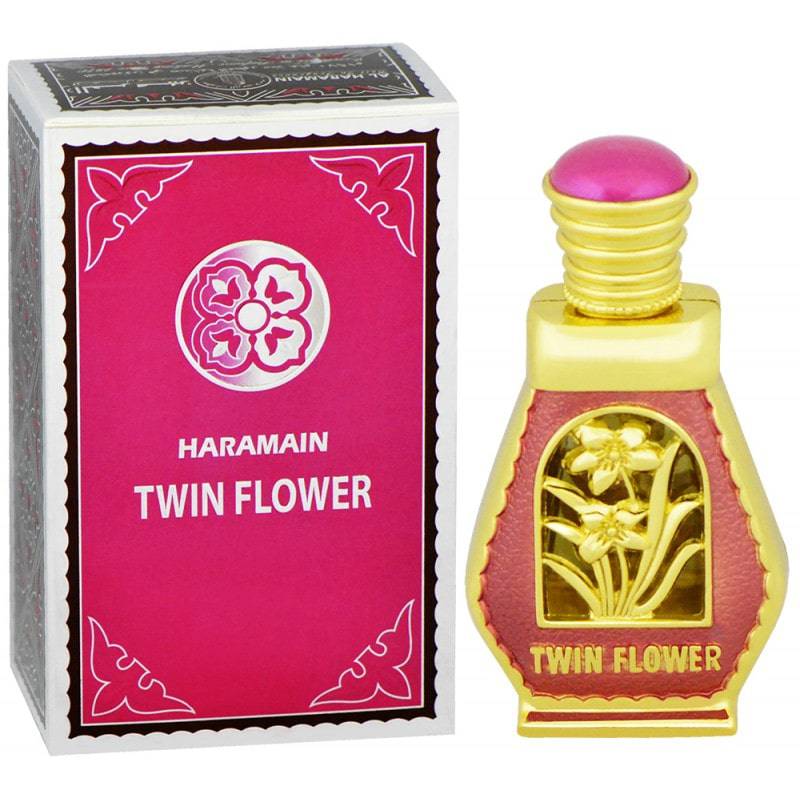 Twin Flower Perfume Oil-15ml(0.5 oz) by Al Haramain - Intense oud