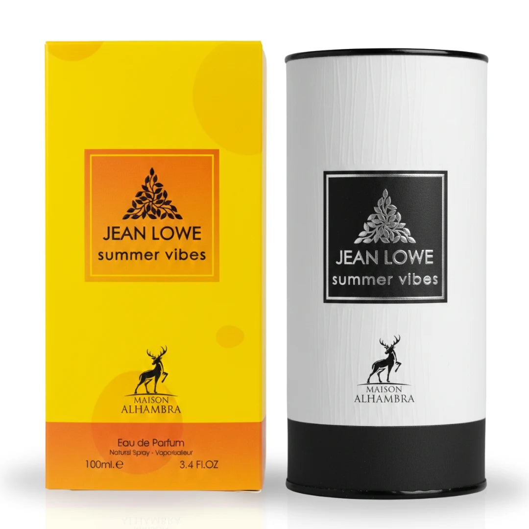Jean Lowe Summer Vibes Eau de Parfum Spray 100ml (3.4 oz) by Maison Alhambra - Intense Oud