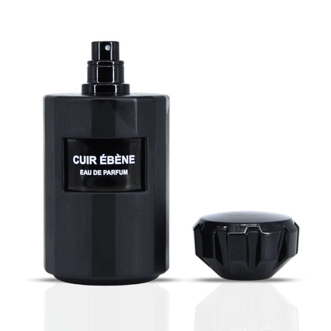 Vurv Cuir Ebene Eau de Parfum spray 100ml bottle with sleek packaging and elegant design.