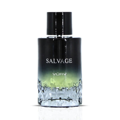 Vurv Salvage Eau de Parfum Spray 100ml bottle, showcasing elegant fragrance bottle design.