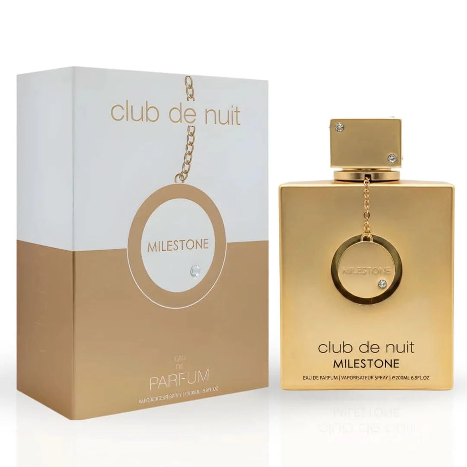 Armaf Club De Nuit Intense Man and Milestone Eau de Parfum Spray bundle, 200ml bottles, with sleek packaging and spray nozzles.