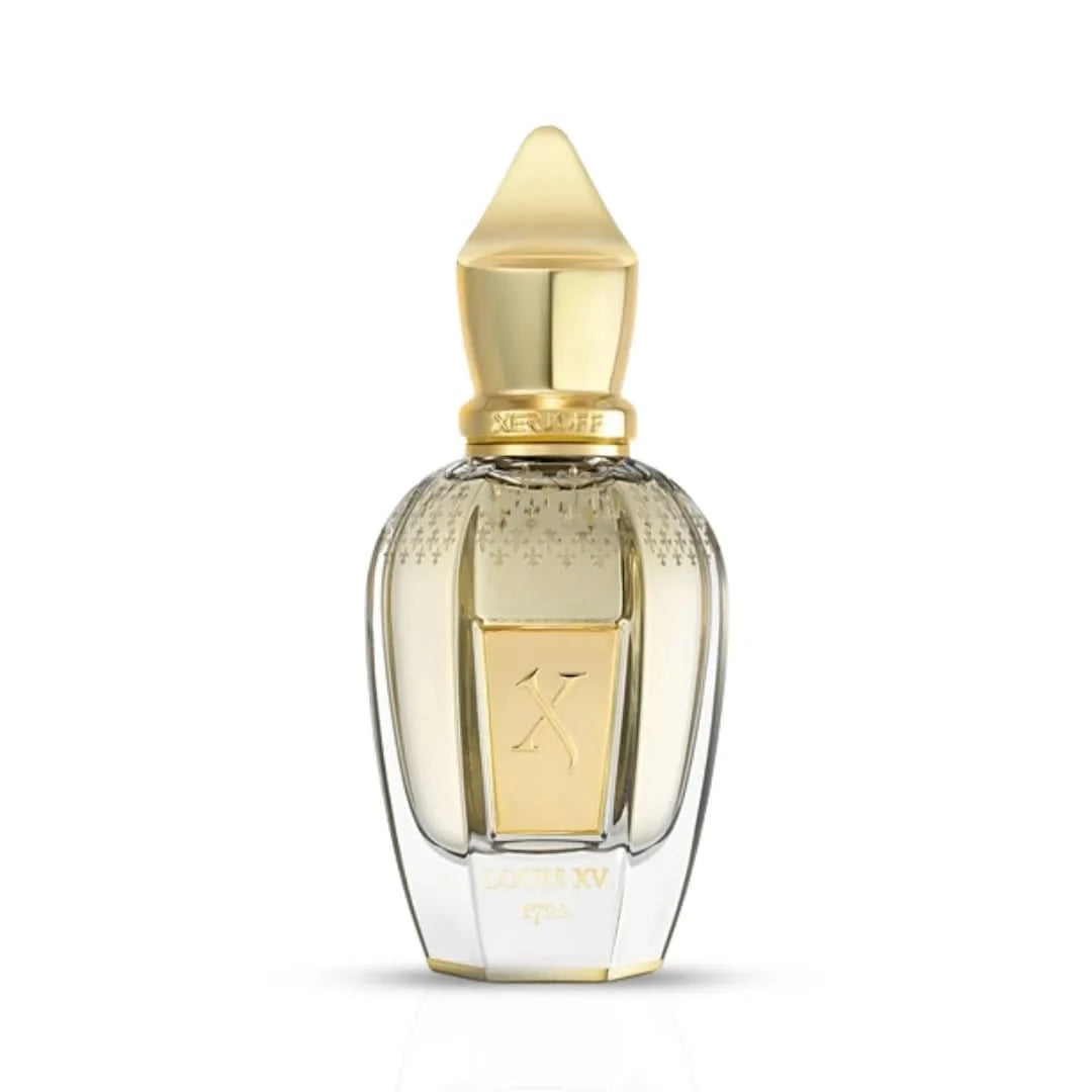 Xerjoff Louis XV 1722 De Venoge Eau de Parfum spray 50ml bottle, elegant fragrance design with luxurious label detailing.