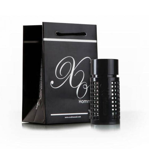 Arabian Oud XO for Men Eau De Parfum 100ml bottle with sleek design and elegant packaging.