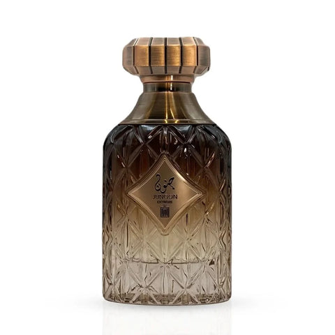 Aura Fragrances Junoon Extreme Eau De Parfum spray 100ml bottle, luxurious fragrance with elegant packaging.