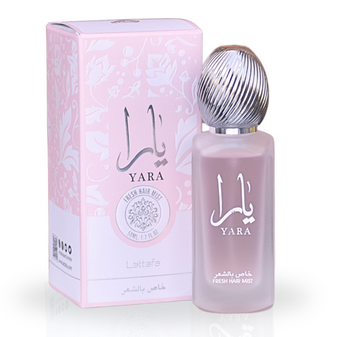 YARA Fresh Hair Mist 50ML (1.7 OZ) by Lattafa, Experience the Sweet & Sensual Aroma. - Intense Oud