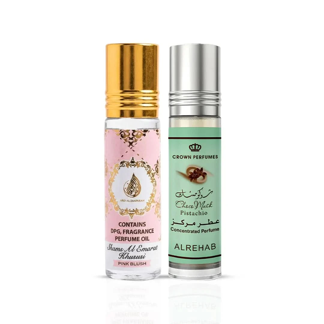 Choco Musk Pistachio Perfume Oil CPO 6ml 0 2 Oz By Al Rehab Pink B Choco Musk Pistachio Perfume Oil CPO 6ml 0 2 Oz By Al Rehab Pink B