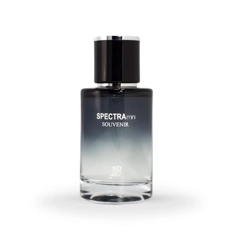 Spectra Mini No. 057 Eau De Parfum spray 30ml bottle, elegant fragrance with a sleek design, on a plain background.