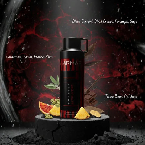 Odyssey Revolution Ultra perfumed body spray by Armaf in 200ml bottle, featuring sleek design and modern packaging.