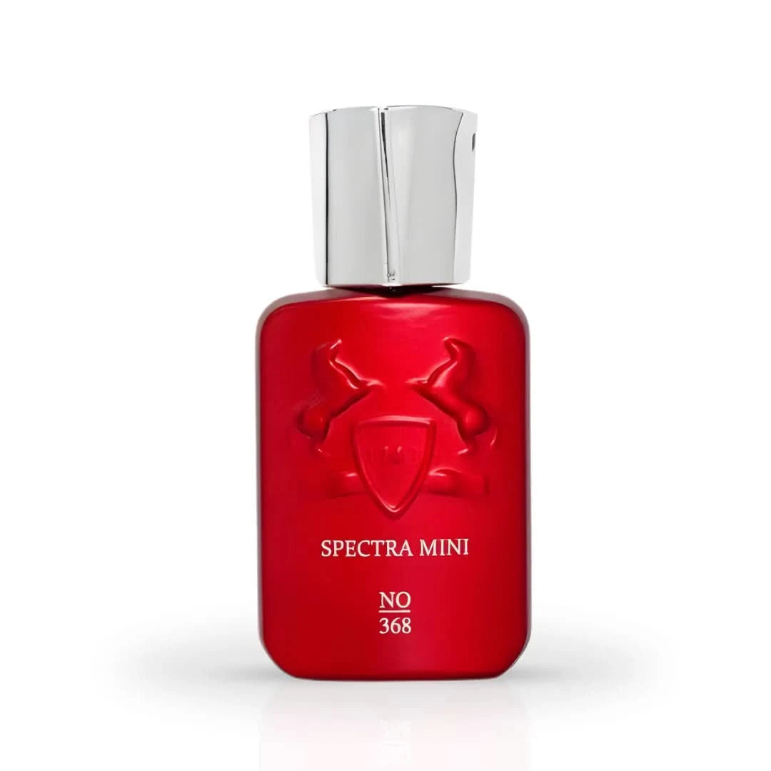 Spectra Mini No. 368 Eau De Parfum spray bottle, 25ml, with elegant packaging and black cap, showcasing the fragrance design.