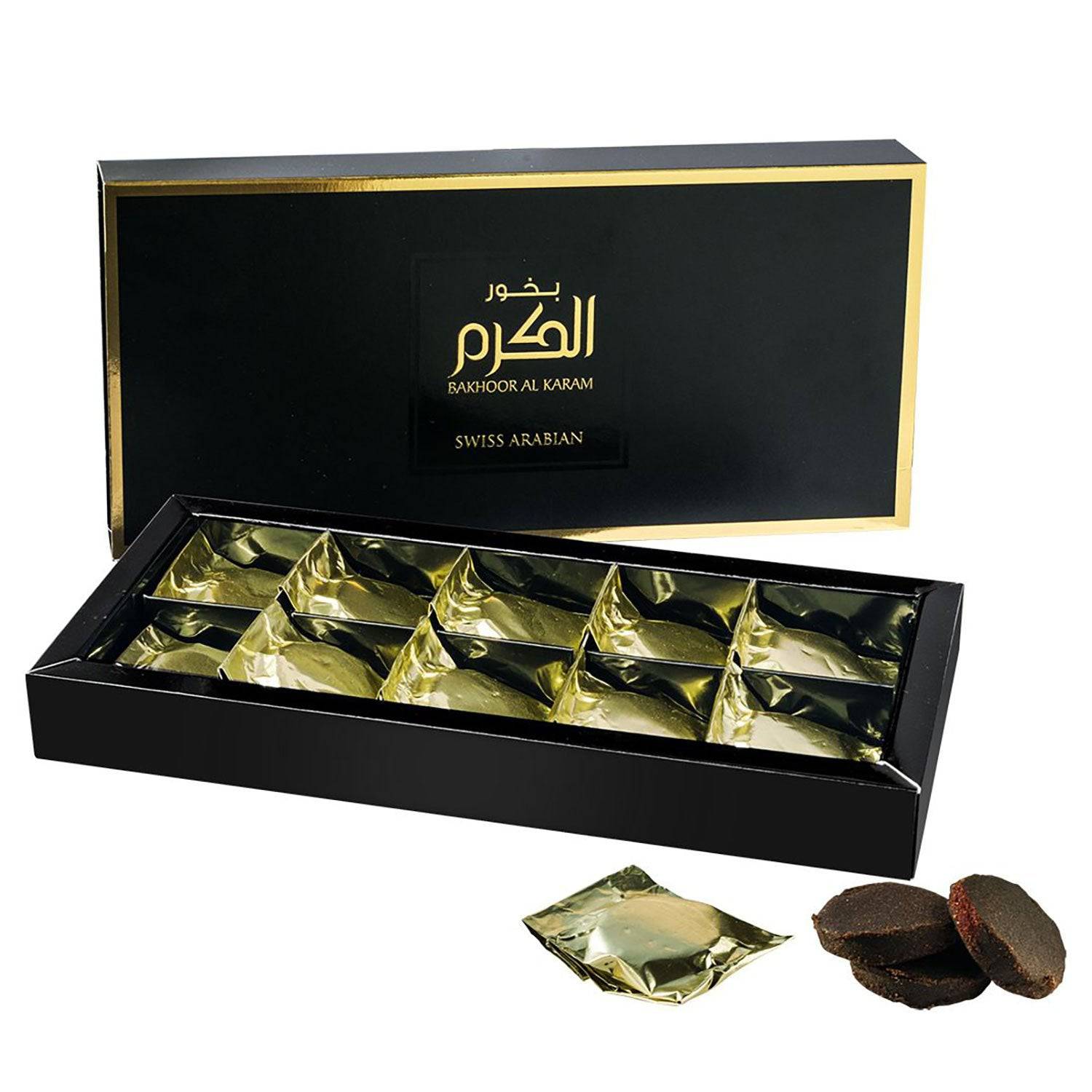 Al Karam Bakhoor - 55GM (1.9 oz) by Swiss Arabian - Intense oud