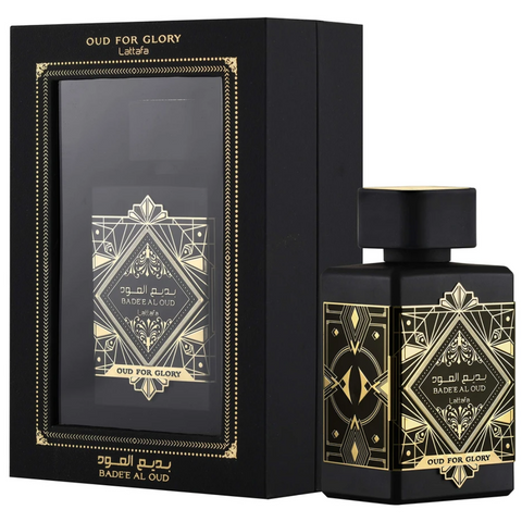 Maahir, Maahir Black & Bade'e Al Oud EDP-100ml(3.4 oz) with Magnetic Gift Box Perfect for Gifting - Intense Oud
