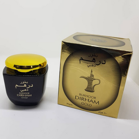 Bakhoor Dirham Gold - 80GMS (2.8oz) by Ard Al Zaafaran - Intense Oud