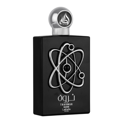 Tharwah Silver EDP - 100mL (3.4 oz) by Lattafa Pride - Intense Oud