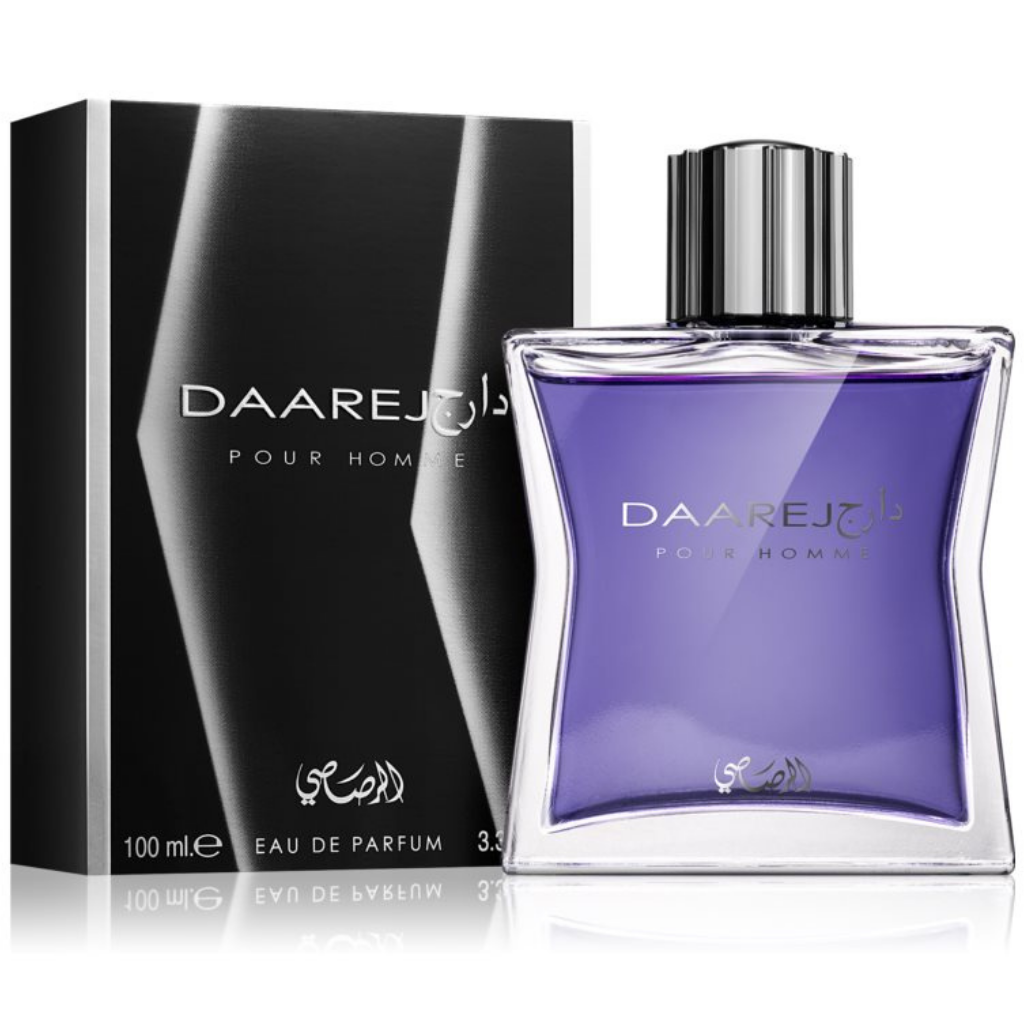 Daarej for Men EDP - 100 ML (3.4 oz) (with pouch) by Rasasi - Intense Oud
