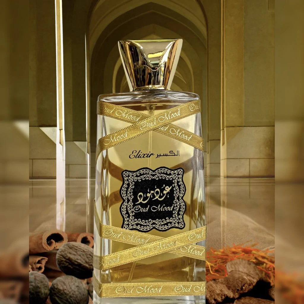 Oud Mood Elixir EDP - 100ML (3.4oz) by Lattafa - Intense Oud