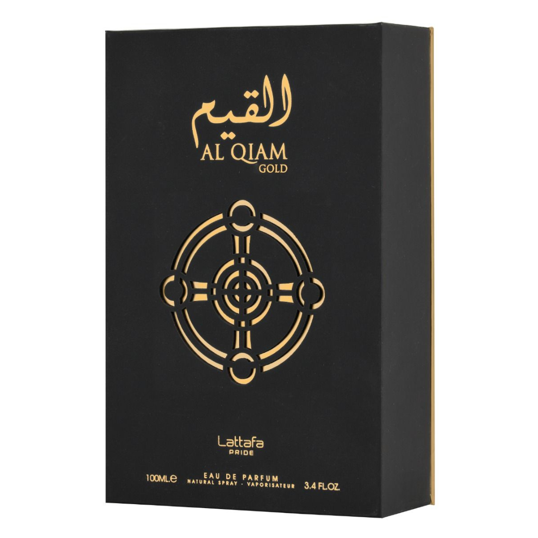 Al Qiam Gold EDP - 100mL (3.4 oz) by Lattafa - Intense Oud