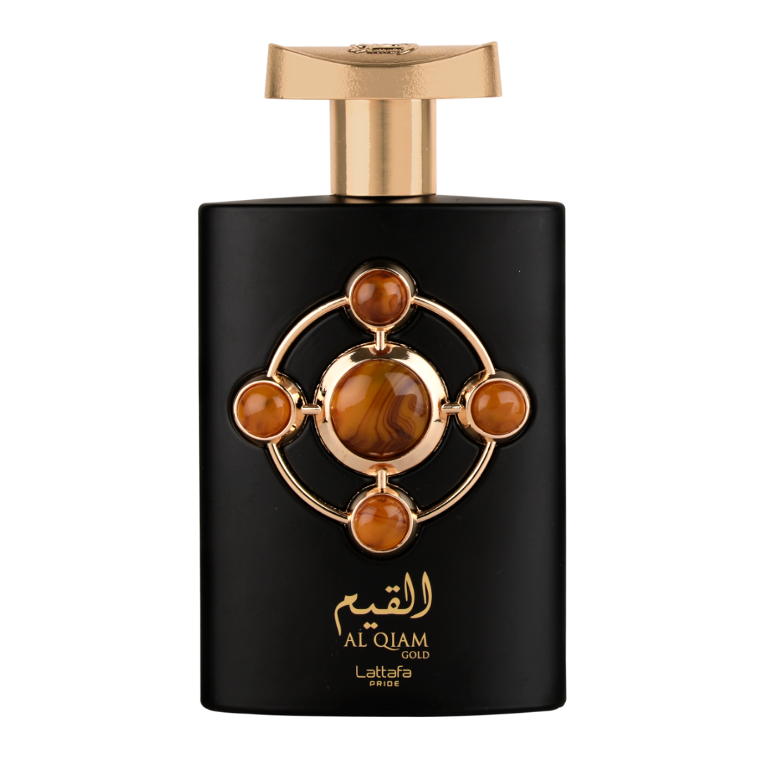 Al Qiam Gold EDP - 100mL (3.4 oz) by Lattafa - Intense Oud