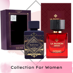 Collection For Women (2 Piece Set) | EDP - 100 ML (3.4 Oz)| La Passion Absolu for Women & Oud For Glory Amethyst. - Intense Oud