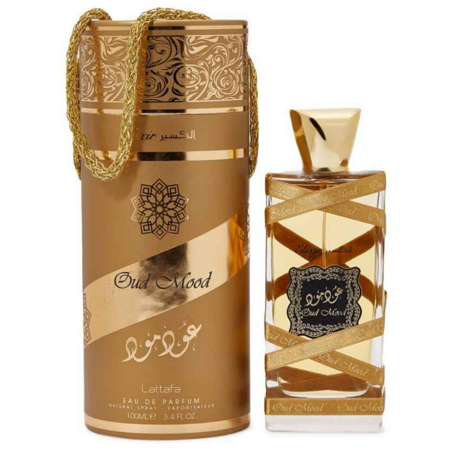 Lattafa Perfumes Fakhar Men, Maahir & Oud Mood Elixir EDP-100ml(3.4 oz) with Magnetic Gift Box Perfect for Gifting - Intense Oud