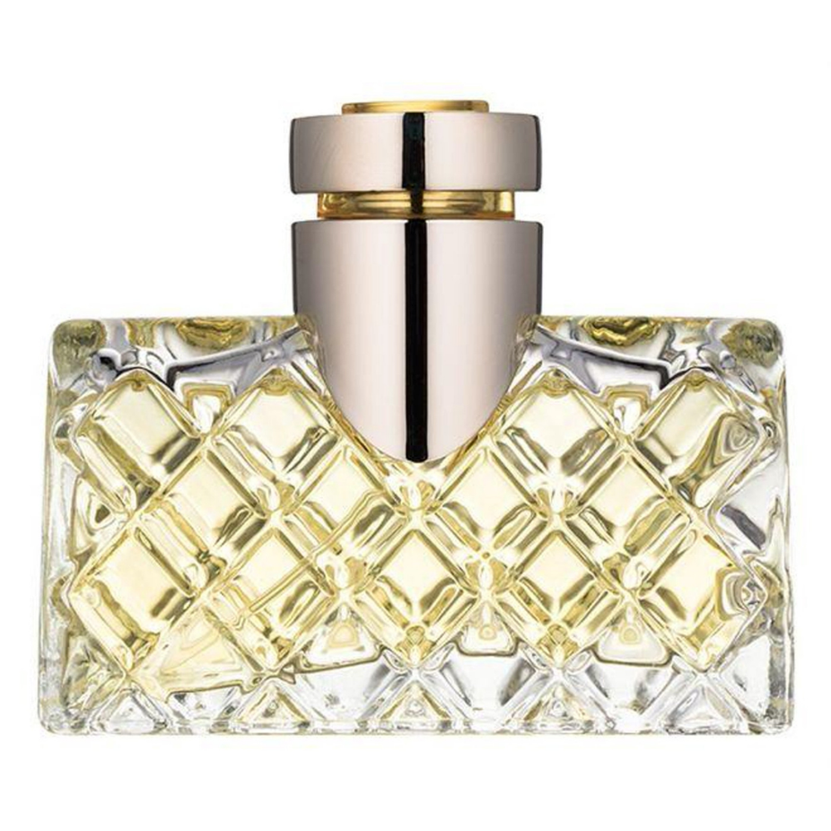 Rasasi Ambition for Women 75ml EDP perfume in a velvet pouch, featuring the elegant bottle and luxurious packaging.
