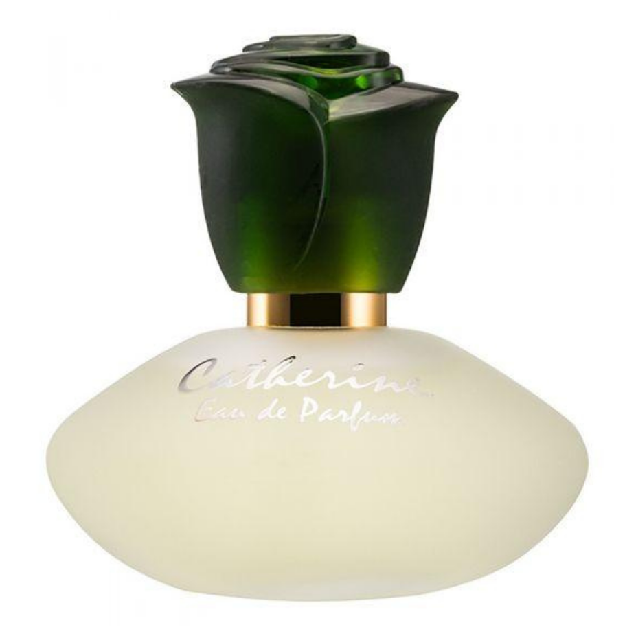 Rasasi Catherine for Women Eau De Parfum 75ml bottle, elegant design, showcasing the perfume product with floral accents