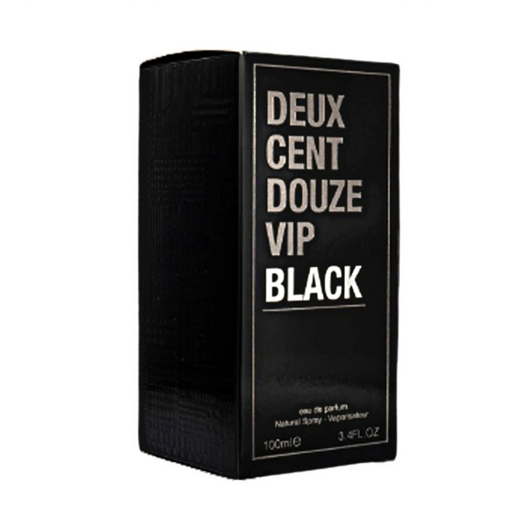 Deux Cent Douze Vip Black EDP - 100ML (3.4oz) by Fragrance World - Intense Oud