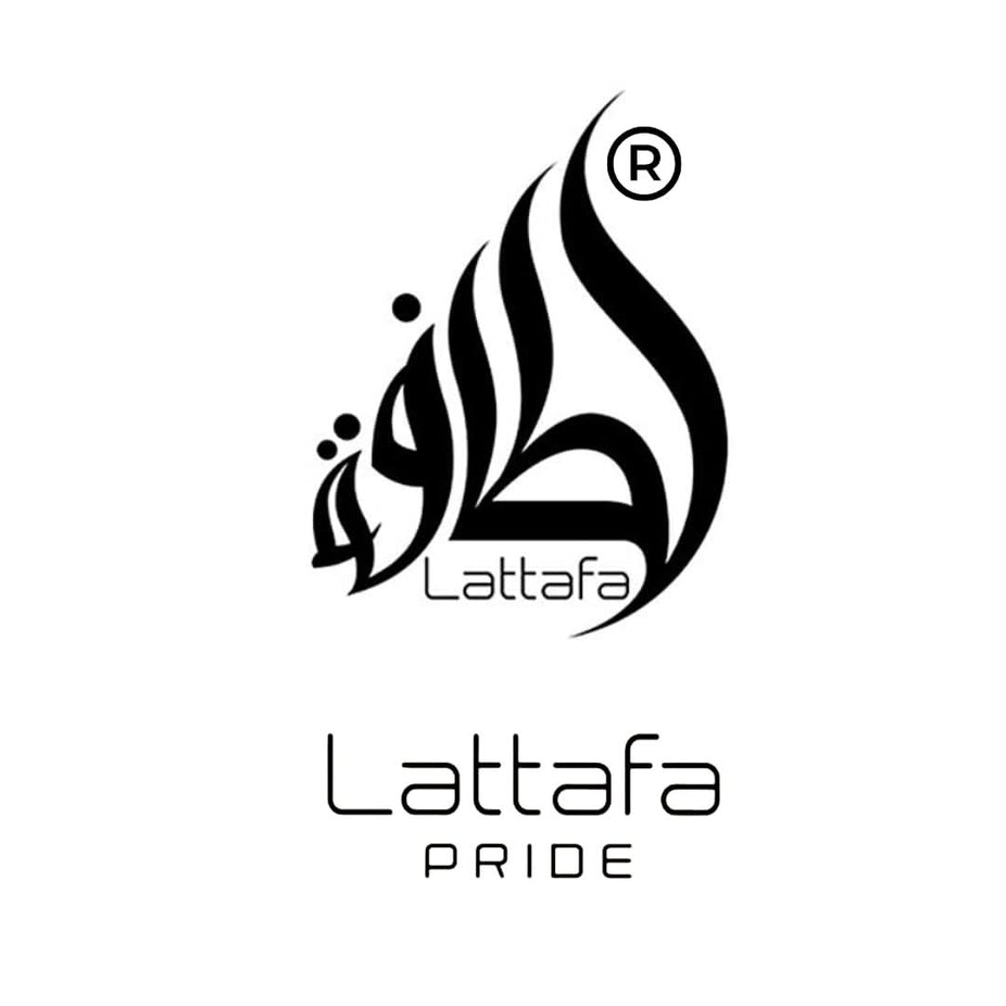 Blue Sapphire Eau De Parfum by Lattafa Pride, 100mL bottle, featuring a sleek blue perfume bottle with elegant design details.