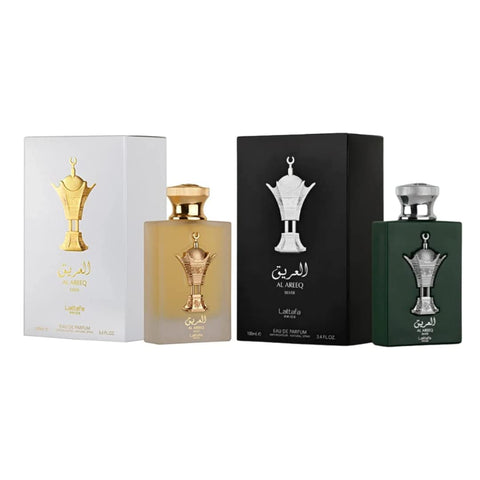 Al Areeq Value Pack- Al Areeq Gold & Silver by Lattafa Pride EDP - Eau De Parfum Unisex 100ml(3.4 oz) | by Lattafa Perfumes - Intense Oud